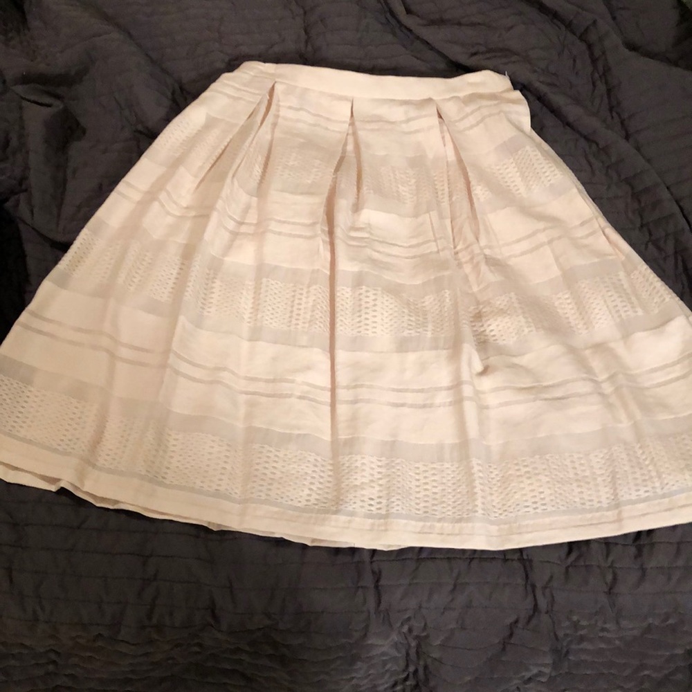 Pale pink midi skirt